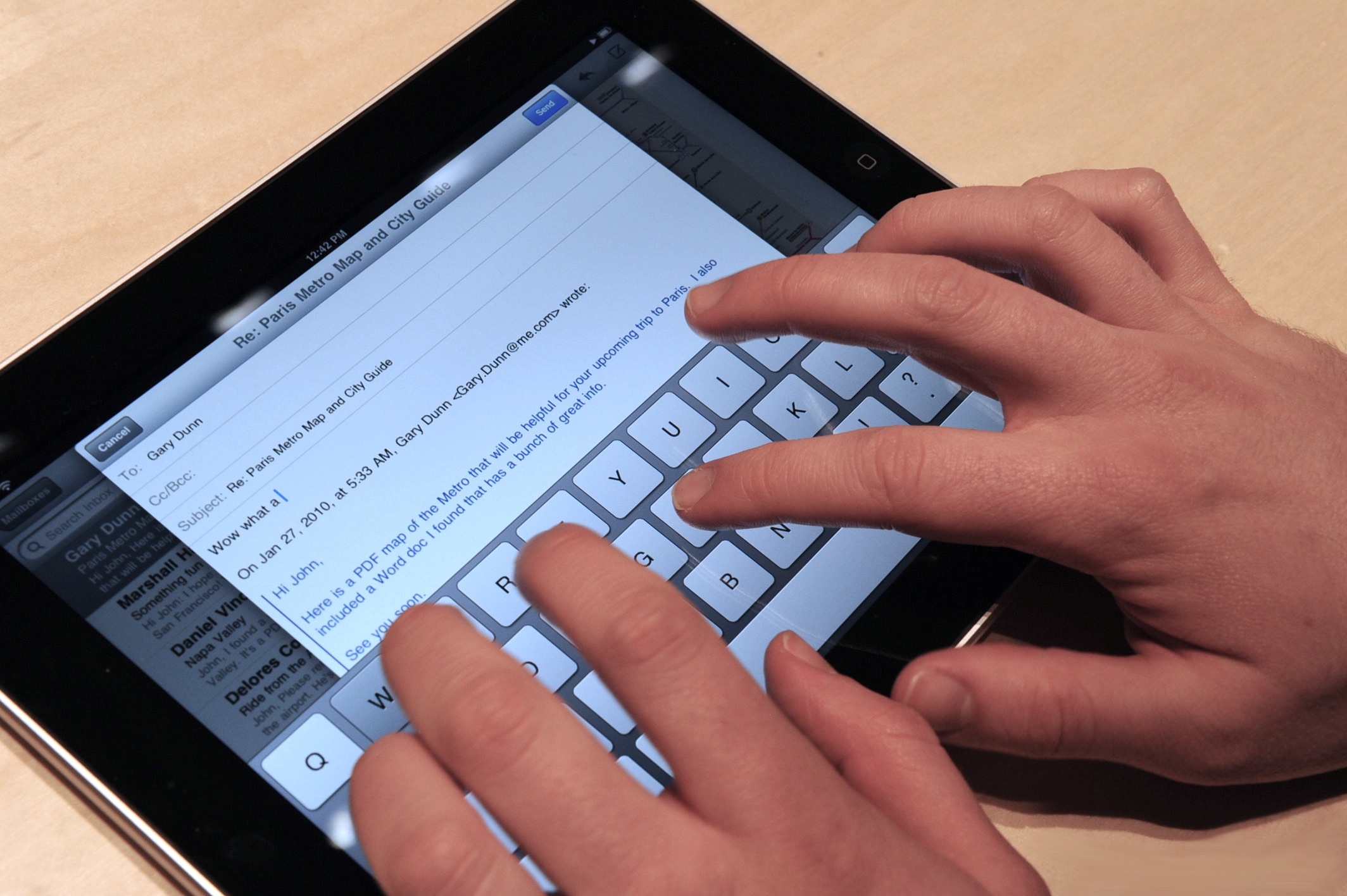 A virtual keyboard will appear on your screen
Use the virtual keyboard to type numbers