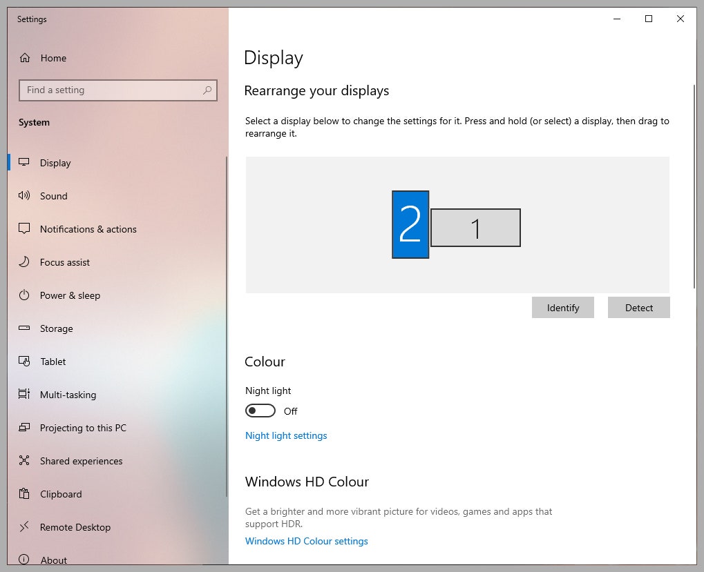 Adjust display settings
Try a different monitor or cable