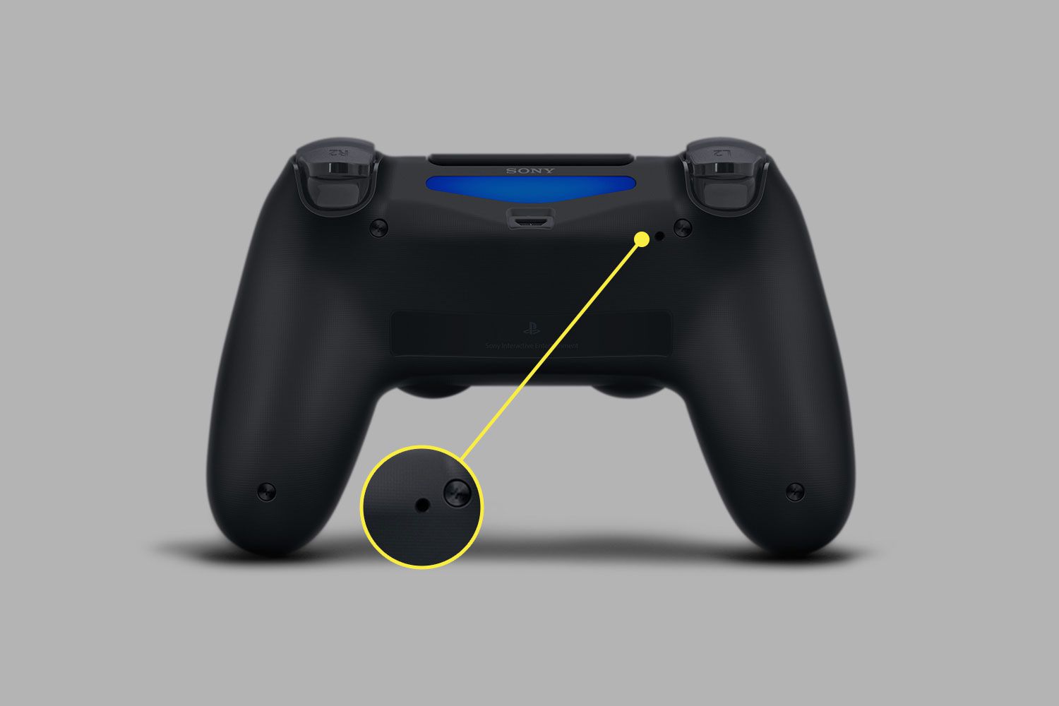 After releasing the reset button, the PS4 controller will reset and turn off.
Wait for a few seconds to ensure the reset process is complete.