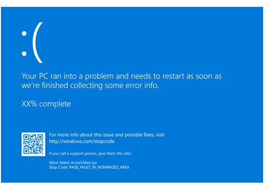 Blue screen of death (BSoD) with error code 0xC000021A
