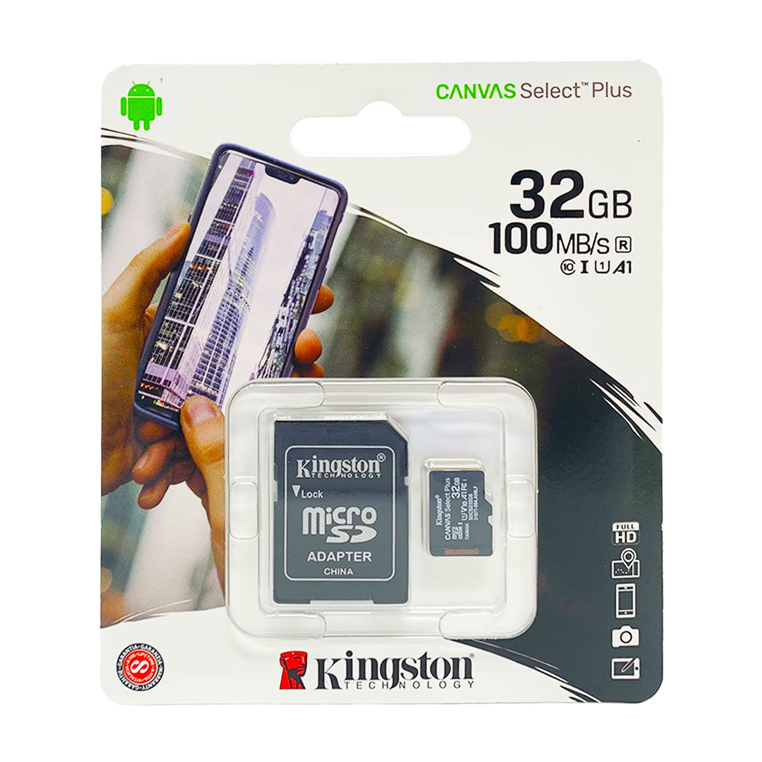 Canon camera memory card in a computer slot.