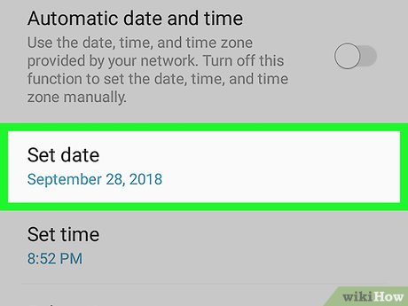 Check Date and Time Settings
Open the Settings app on your Android device.