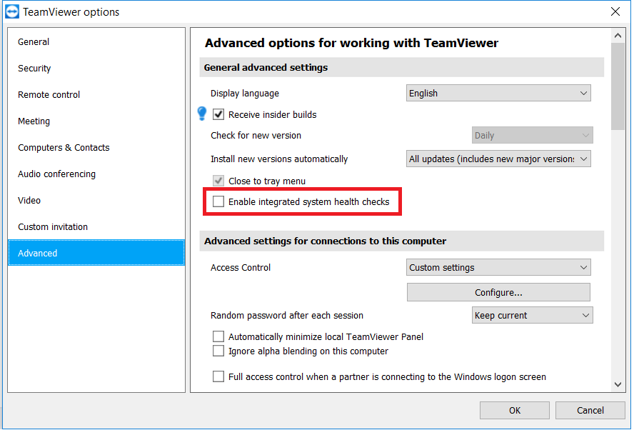 Check for any conflicting programs that may be interfering with TeamViewer.
Close any unnecessary programs or applications running in the background.