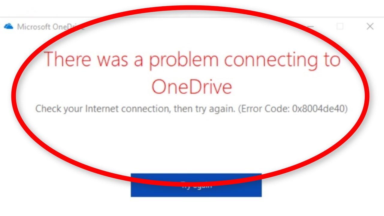 Check Internet Connection
Restart OneDrive
