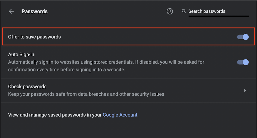 Check settings: Ensure that Chrome's password saving feature is enabled and configured correctly
Review site credentials: Verify the accuracy of the login credentials for the affected sites