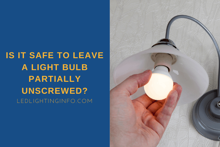 Check the bulb
Ensure that the bulb is screwed in properly and not loose