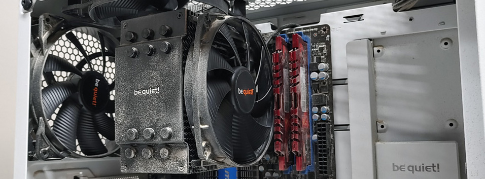 Clean dust from fans and cooling components
Ensure proper airflow in the case