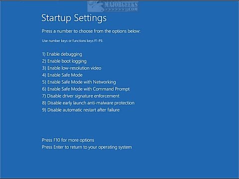 Click on the Startup Settings option.
Restart your device once again.