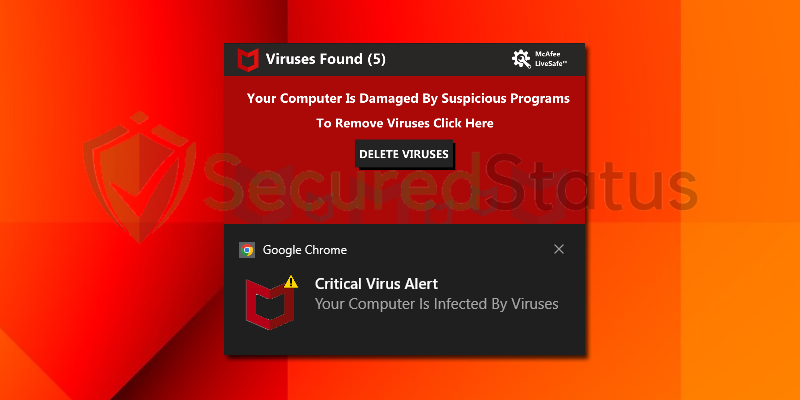 Click Scan
Follow the prompts to remove any detected viruses