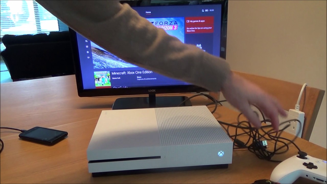 Connect the controller to the console using a USB cable.
Go to the System settings on the Xbox One dashboard.