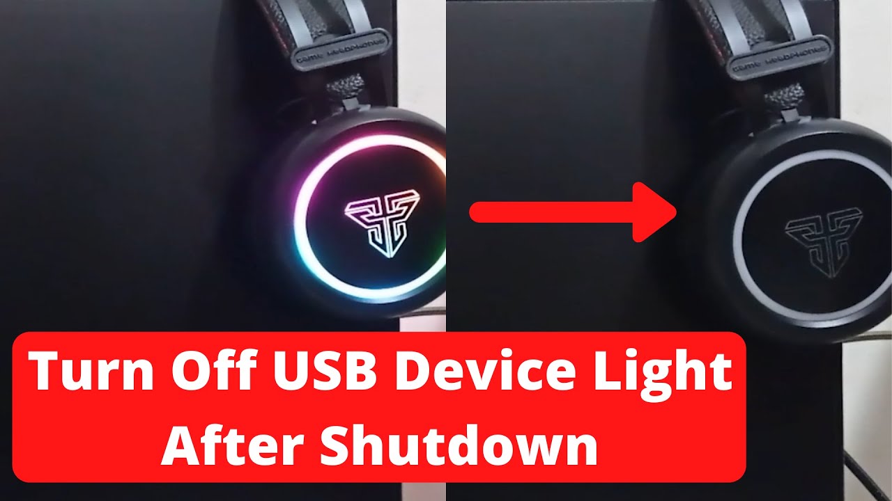 Disconnect the USB device from the computer 
 Shut down the computer