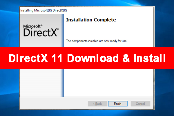 Download the latest version of Microsoft DirectX from the official website
Install the downloaded file by following the on-screen instructions