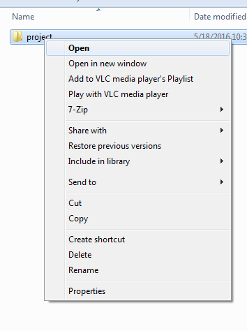 Find Visual Studio in the list of installed programs.
Right-click on it and select Change.