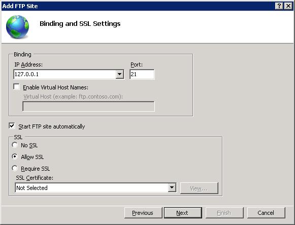 Firewall settings and port numbers