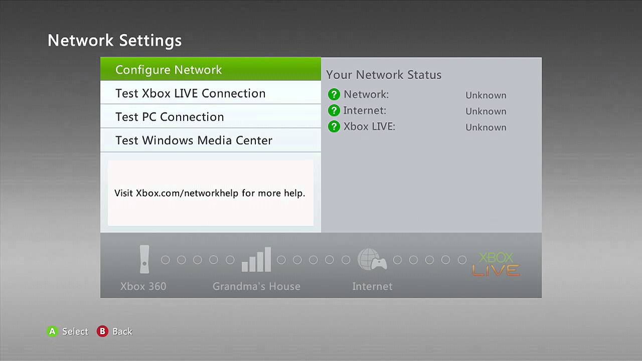 Go to Settings > Network > Network Settings on your Xbox
Select Test Network Connection to check your connection status