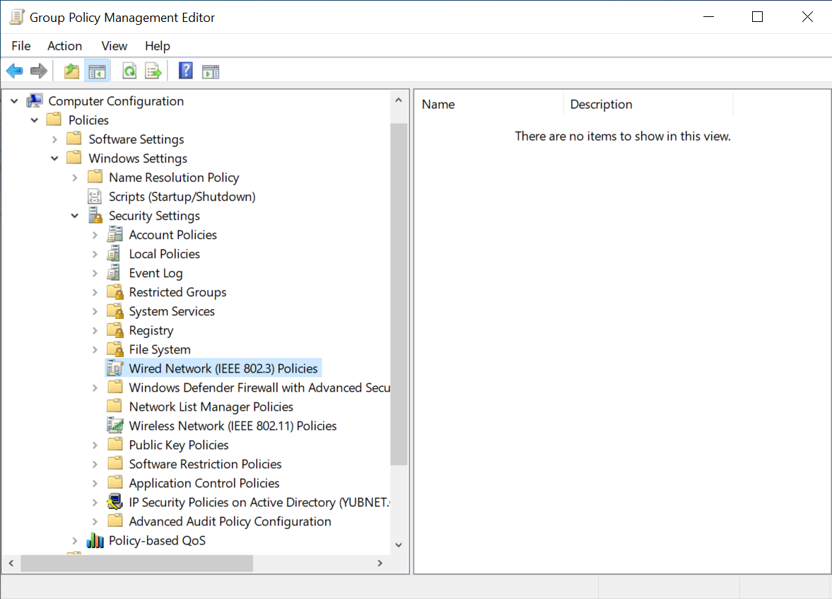 Group Policy Editor interface