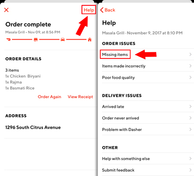 Initiate the refund process: If you receive an order that has missing or incorrect items, or if the restaurant cancels your order, you can request a refund through the DoorDash app or website.
Provide details: To ensure a smooth refund process, provide as much information as possible about the issue. Include the order number, item name, and a brief explanation of the problem.