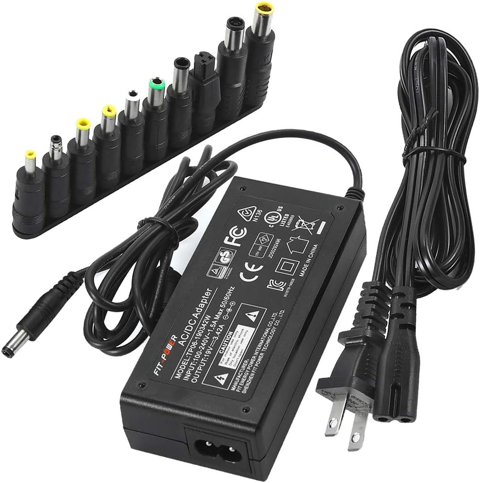 Laptop power supply and charging cable