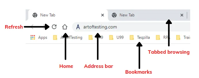 Open a web browser on your computer.
Type the software's name or URL in the address bar.