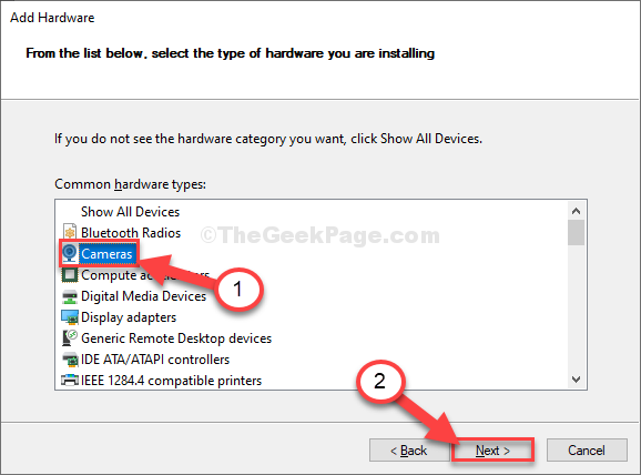 Open Device Manager by right-clicking on the Windows Start button and selecting it from the list.
Expand the Cameras or Imaging devices category.