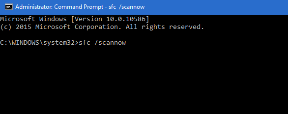 Press "Windows key + X" and choose "Command Prompt (Admin)."
Type "sfc /scannow" and press "Enter."