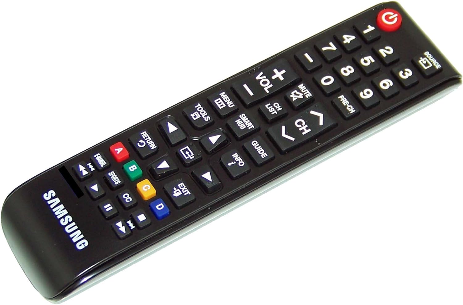 Remote control pointing at a Samsung TV