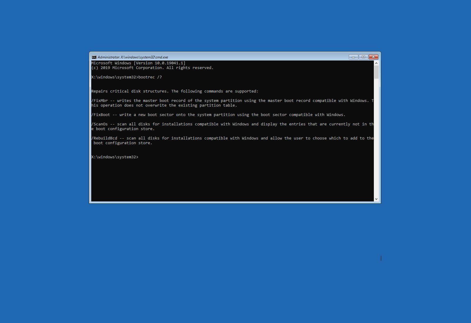 Repairing the Master Boot Record (MBR)
Using Windows Startup Repair to fix boot issues