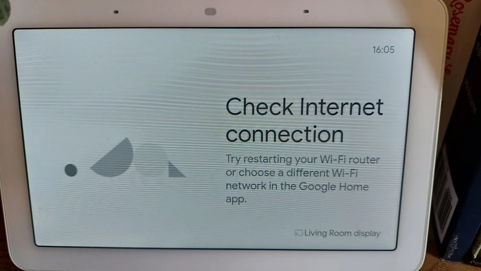 Restart your Google Wifi network
Check your internet connection