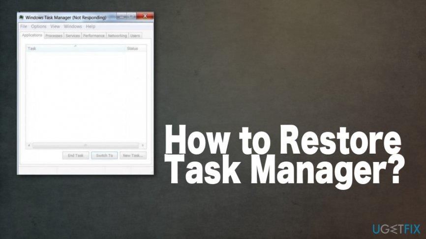 Right-click on SrTasks.exe and select End Task.
Close Task Manager and try running System Restore again.