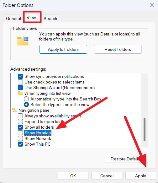 Select Change folder and search options
Under the General tab, select This PC from the dropdown menu next to Open File Explorer to: