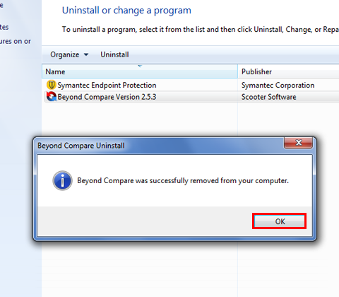 Select the program and click "Uninstall"
Follow the prompts to completely uninstall the program