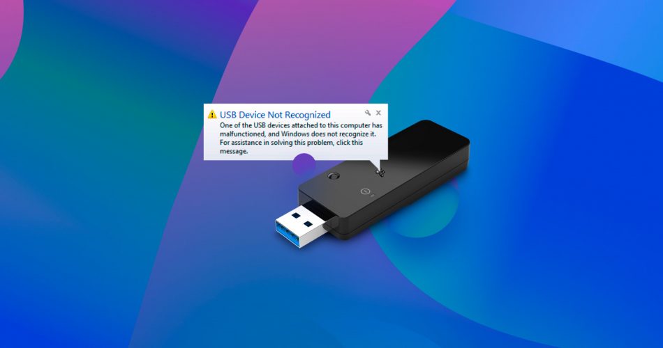 Sometimes a simple restart can resolve issues with USB drives.
Restart the computer and check if the USB drive is detected.