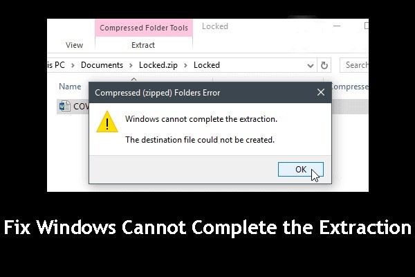 Transfer the compressed file to the destination folder.
Extract the contents of the compressed file at the destination, if necessary.