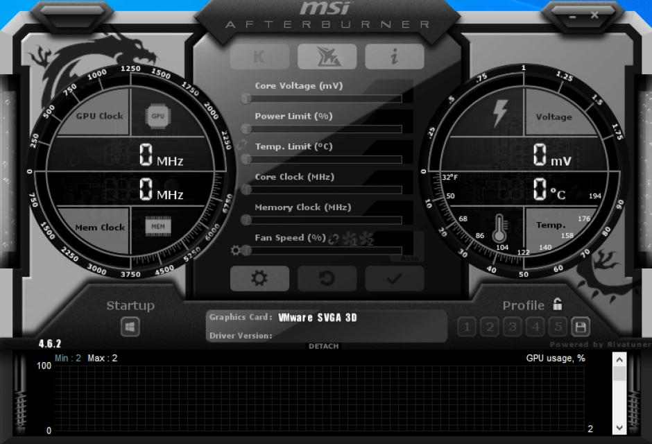 Uninstall MSI Afterburner from your computer
Download and install the latest version of MSI Afterburner from the official website