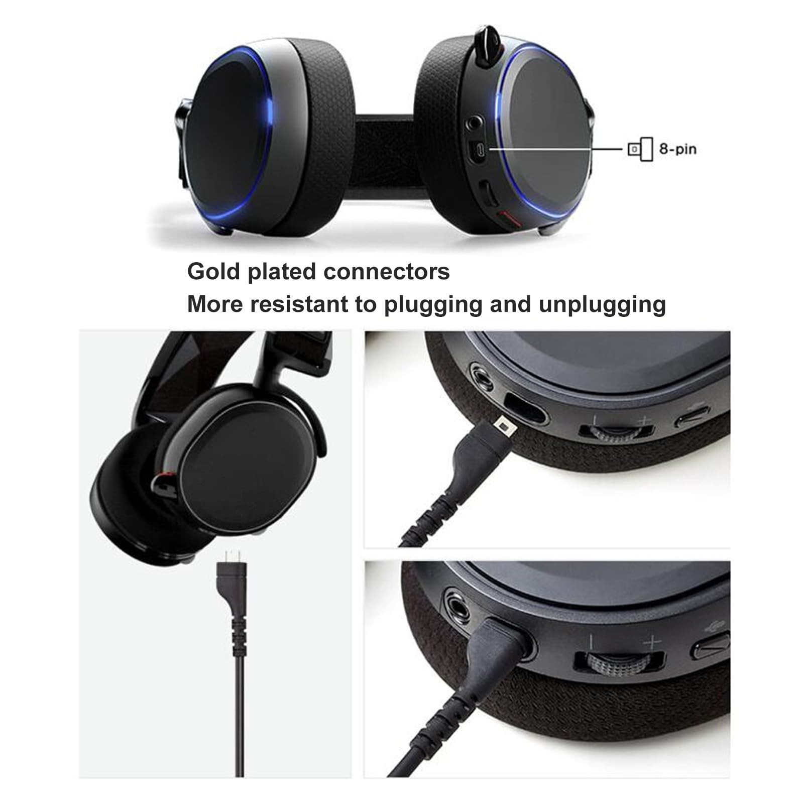 Unplugging and replugging headset