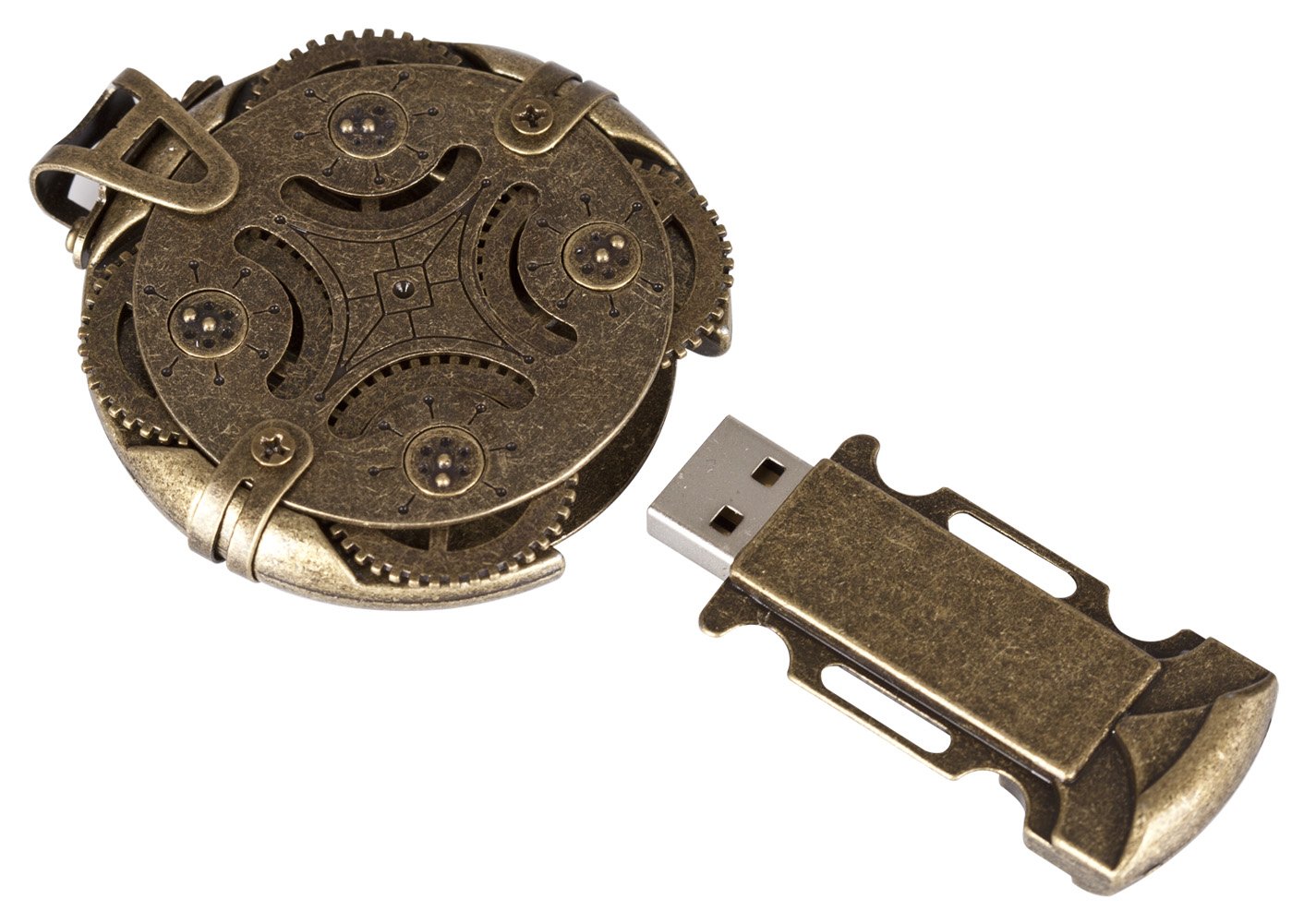 USB drive with a lock icon