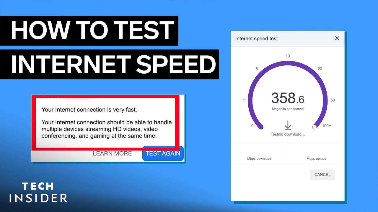 Verify that your device is connected to the internet
Run a speed test to ensure that your internet speed meets the minimum requirements for WWE Network