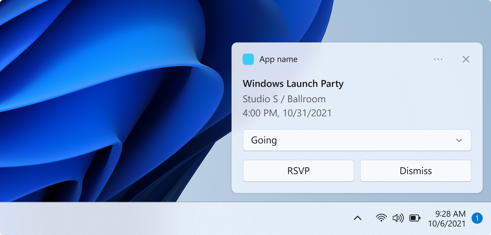 Windows 10 update notification